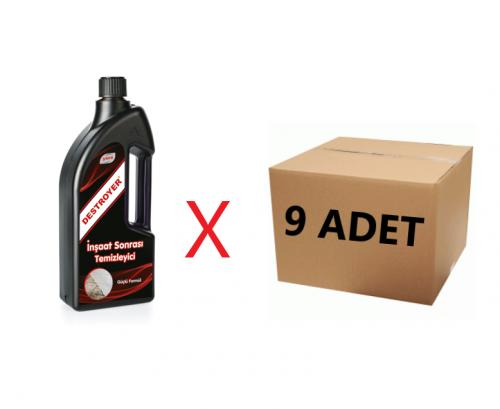 Destroyer İnşaat Sonrası Temizleyici 1000 ml (Koli)