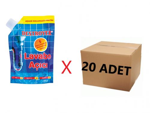 Destroyer Lavobo Açıcı Granül 300 gr (Koli)