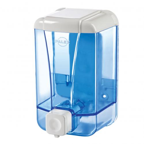 Sıvı Sabun Dispenseri 1000 cc Şeffaf Mavi